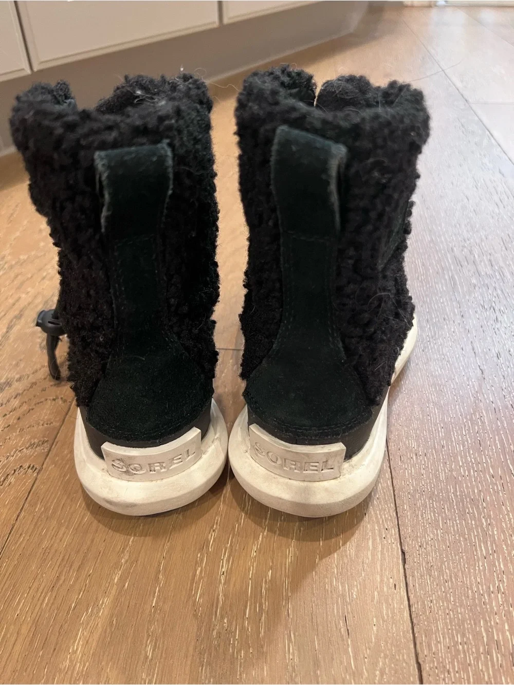 Sorel Black Faux-Fur Lined Bootie